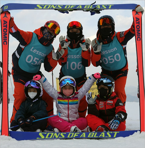 [웰리힐리파크] 슬로프스쿨 스키/보드 2시간 강습권